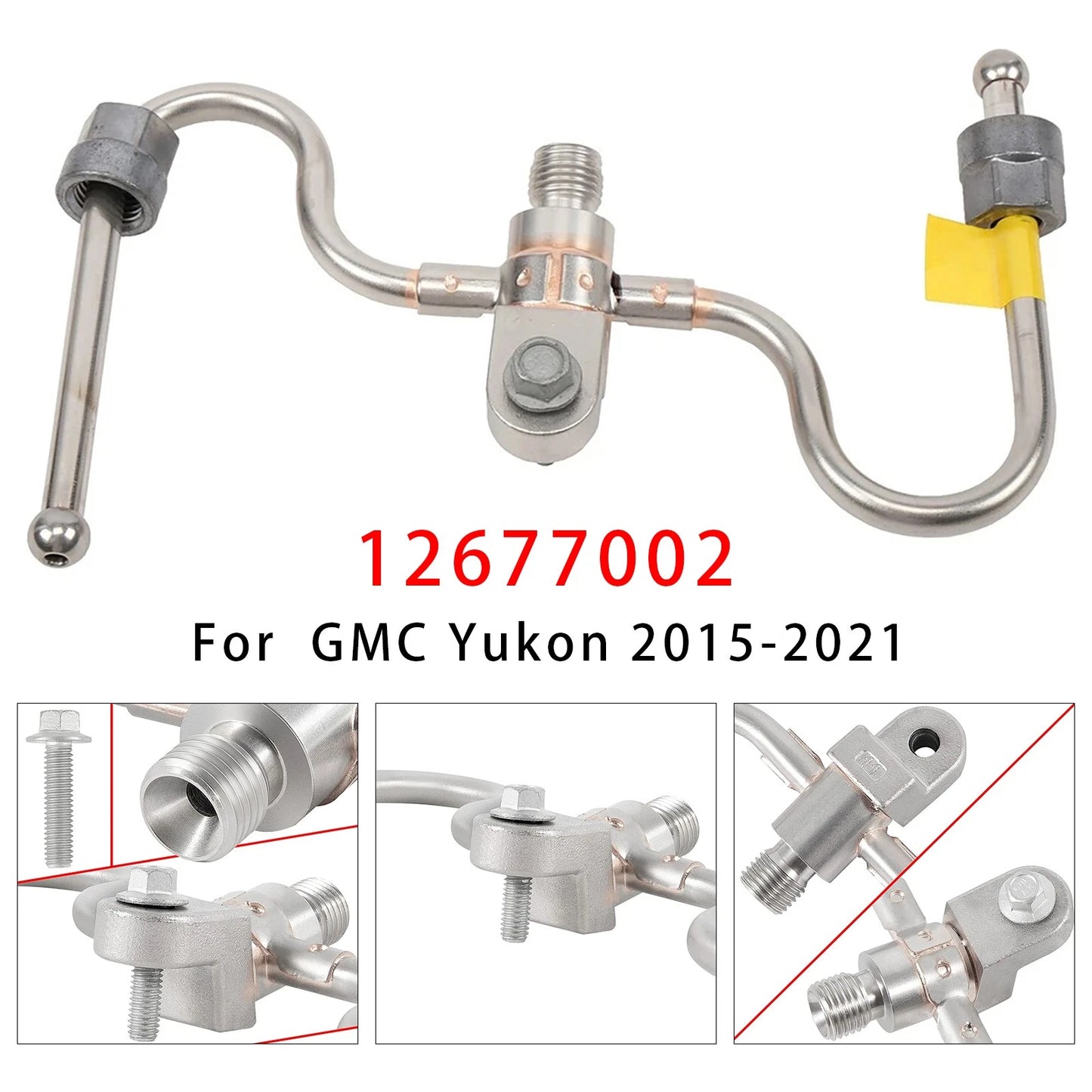 Hub Locking Vacuum Tube Lines 7C3Z-7A784-C for Ford F-250 Super Duty (2008–2010)