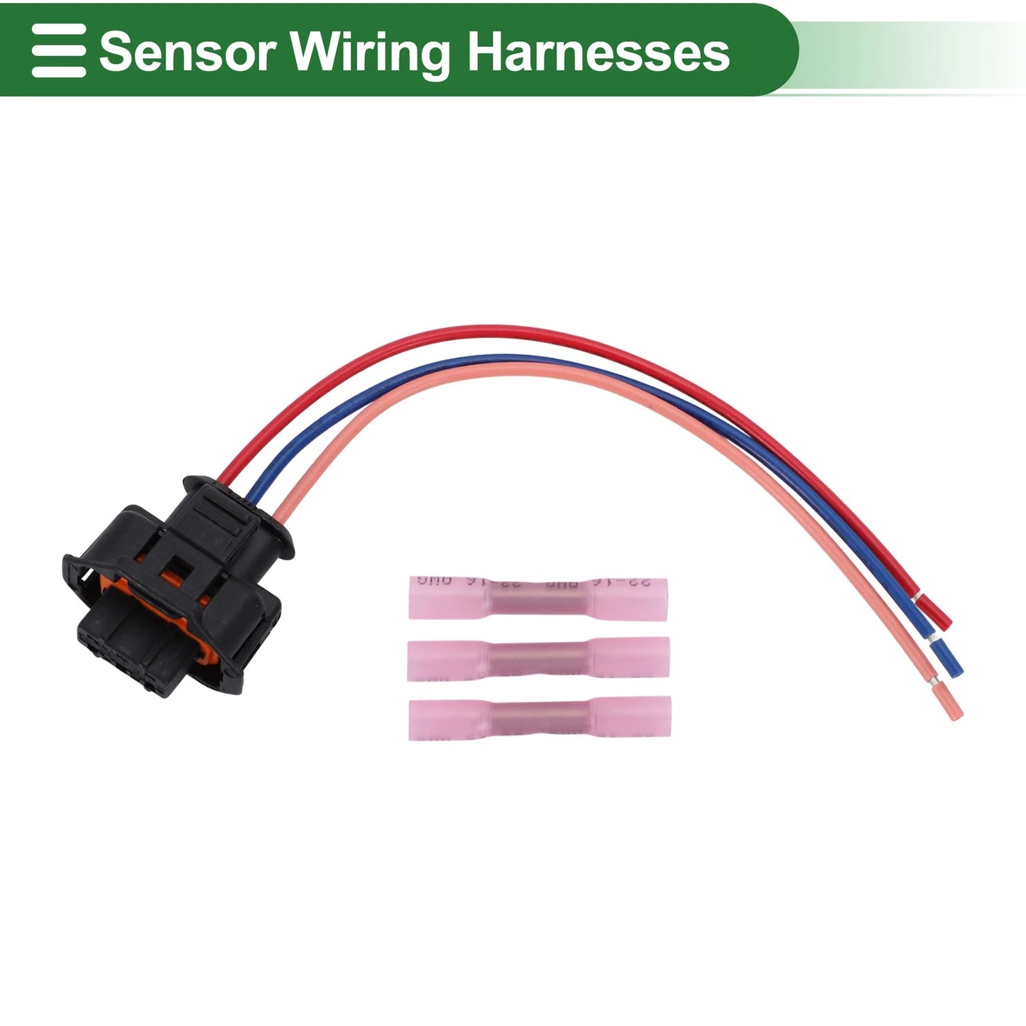 Set of 3 Pin Sensor Wiring Harnesses for Buick Encore (2013–2020) No. 13384360