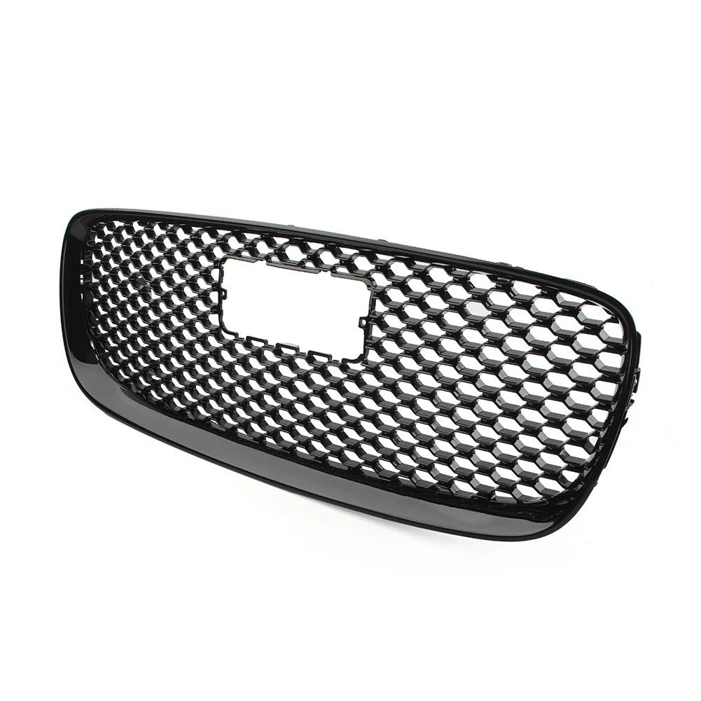 Front Bumper Air Intake Grille for Jaguar XF 2016-2019 Square Hole Black