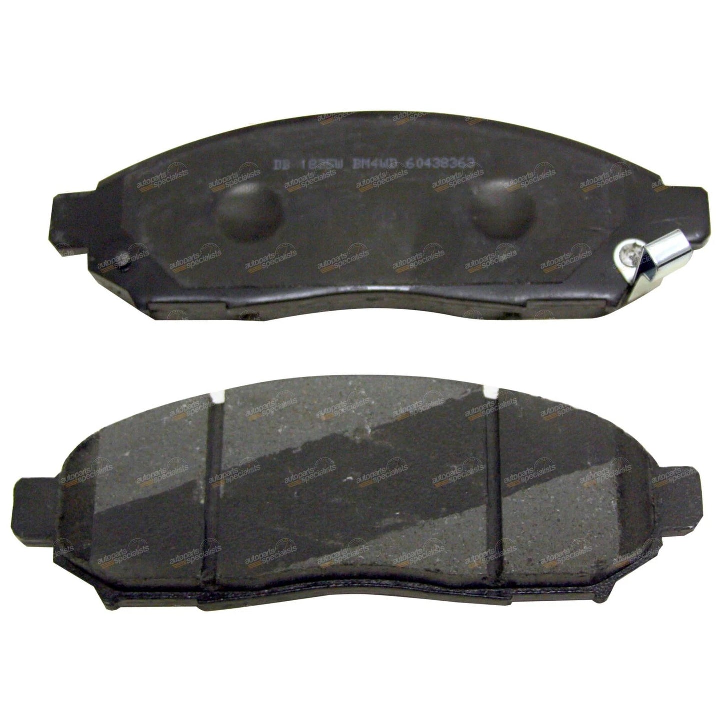 Set of 2 Front Disc Brake Rotors with Pads for Nissan Navara D40 (2005–2012)