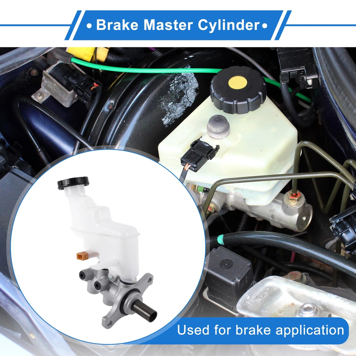 Brake Master Cylinder with Reservoir No. 585101R100 for Kia Rio (2011–2017)