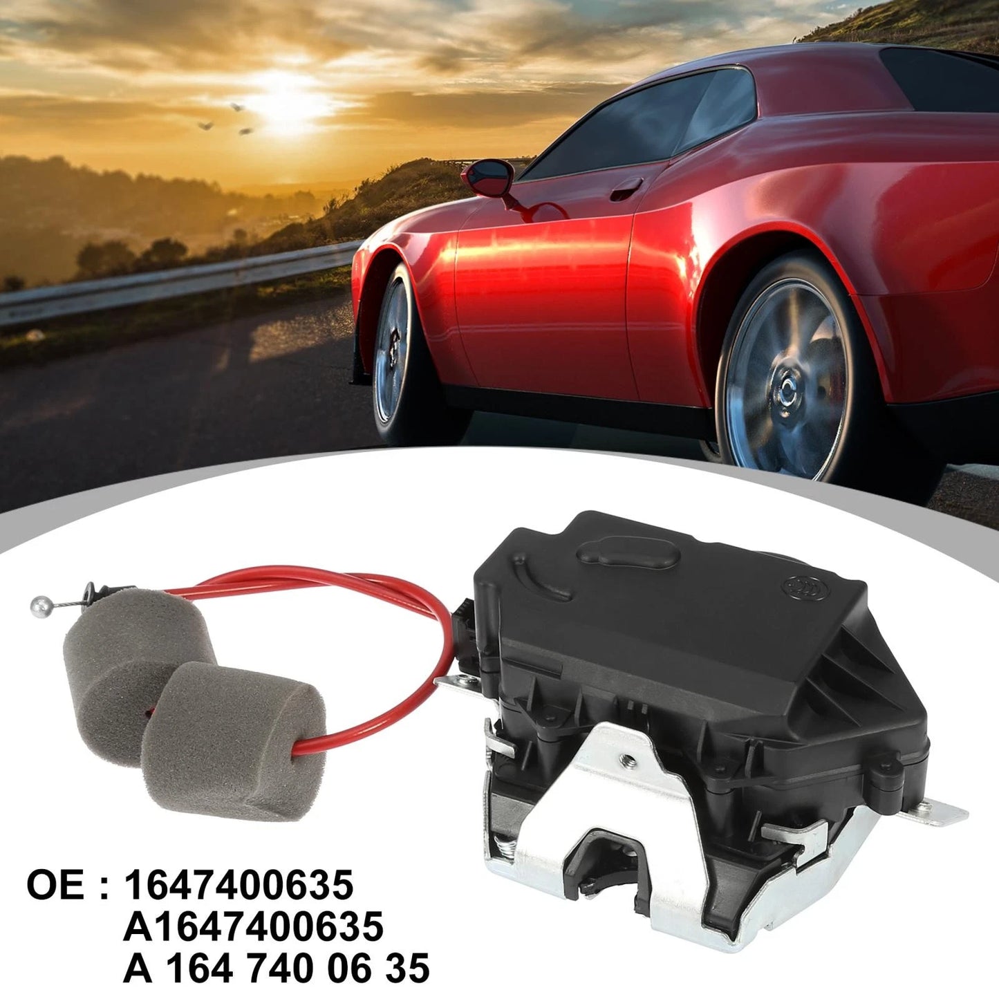 Trunk Lift Latch Tailgate Lock Actuator 1647400635 for Mercedes-Benz ML350 (2007–2011)