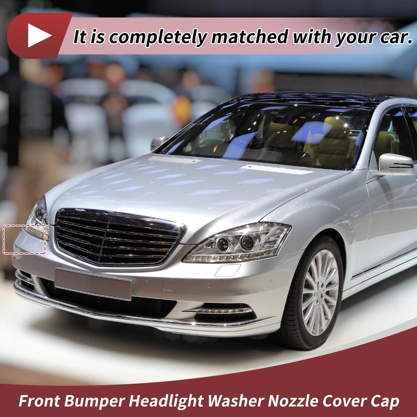 Front Right Washer Nozzle Cover for Mercedes-Benz S350 (2012-2013)