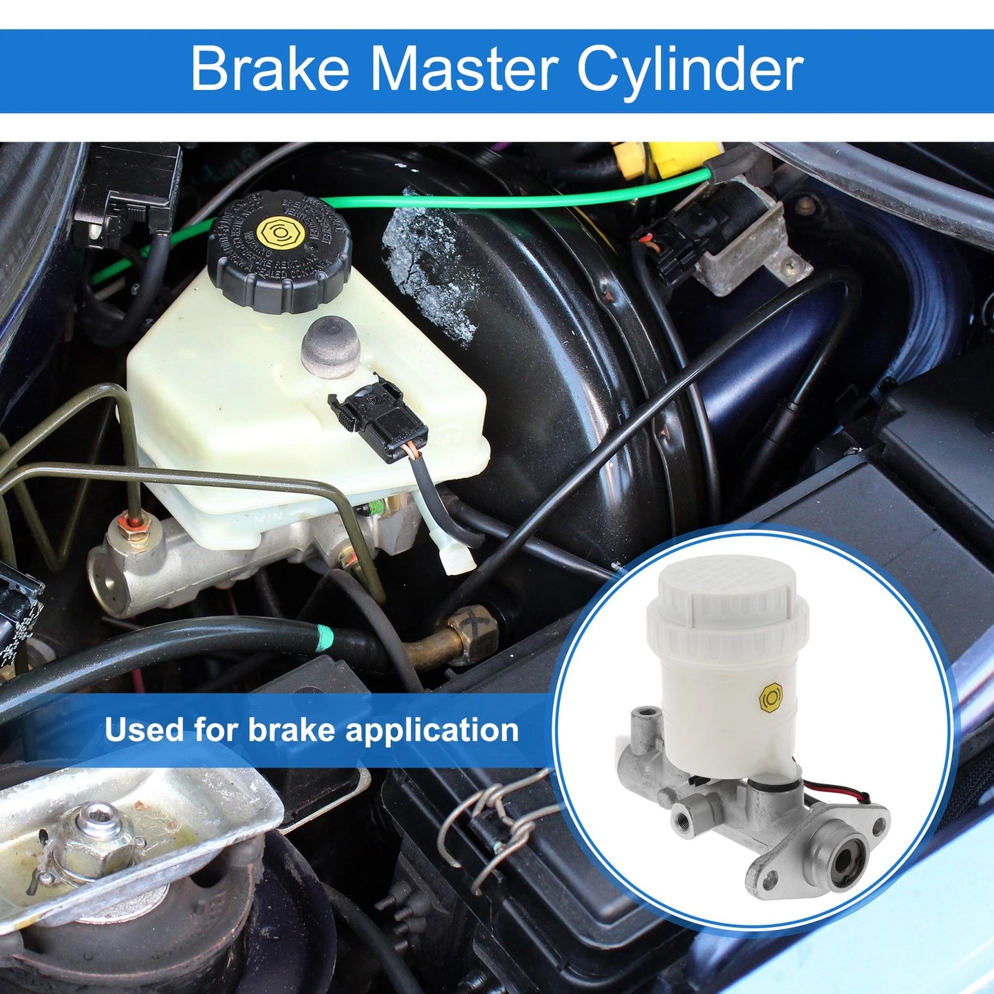 Brake Master Cylinder with Reservoir No.MR129910 for Mitsubishi Mirage (1997–2002)