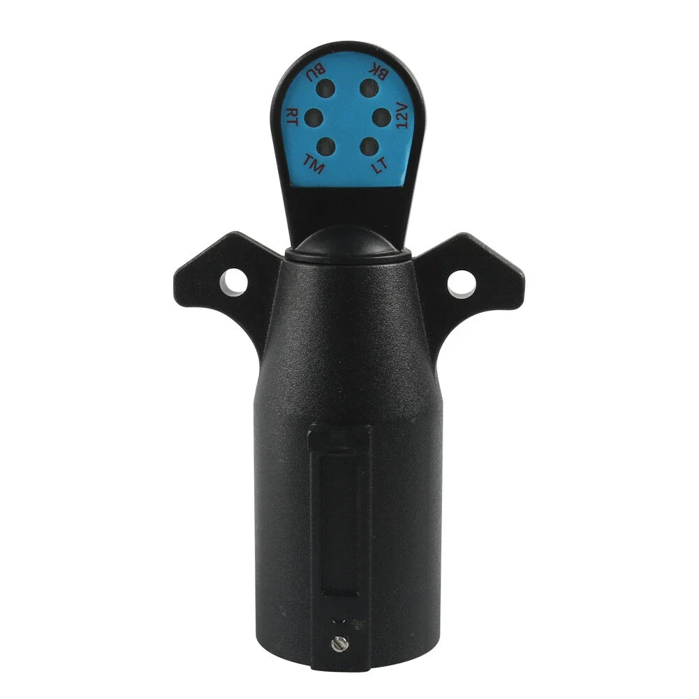 7-Way Blade Trailer Light Wiring Circuit Tester Adapter for RV