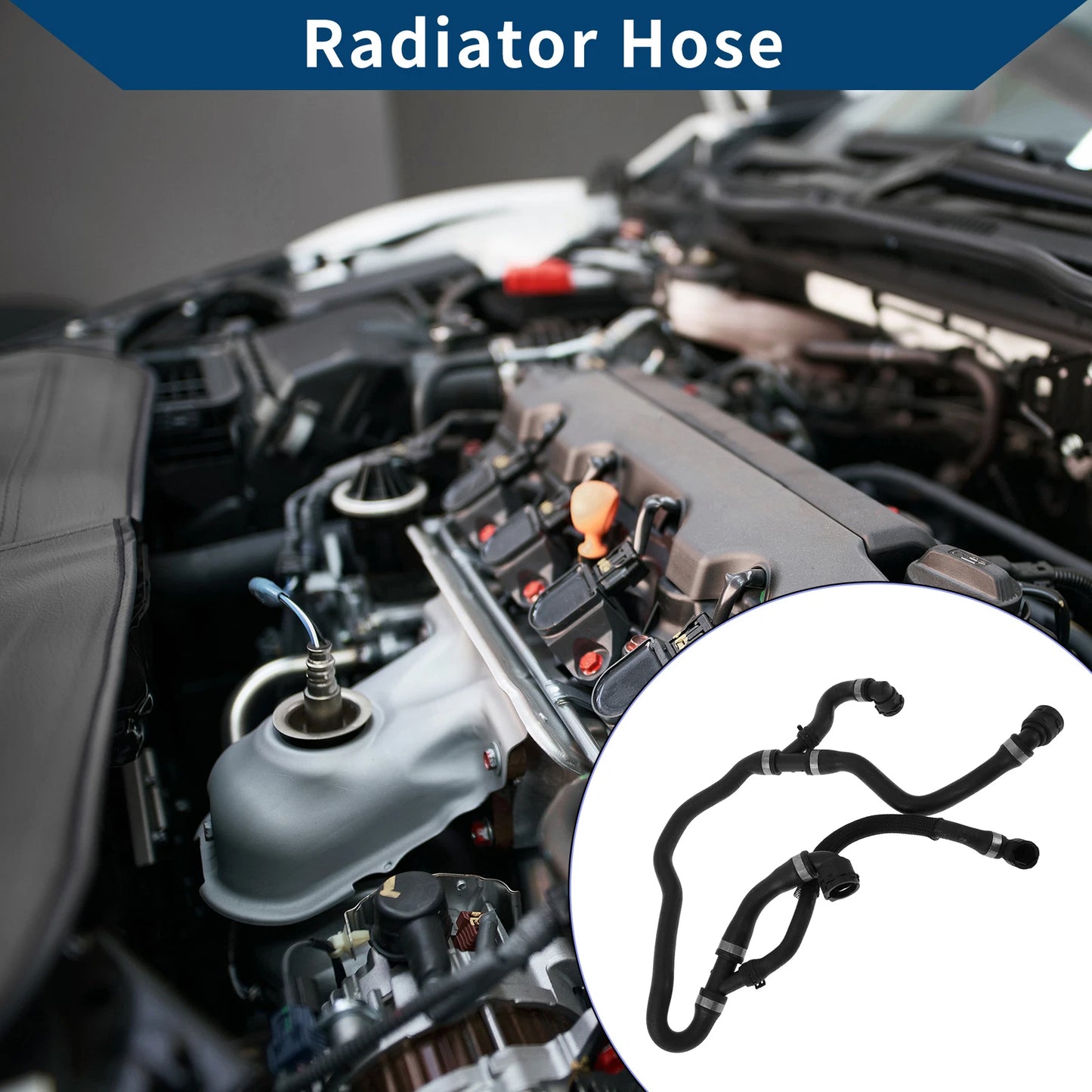 Radiator Hose for BMW 5 Series F10 523i 528i 530i (2009–2013) No. 17127578403