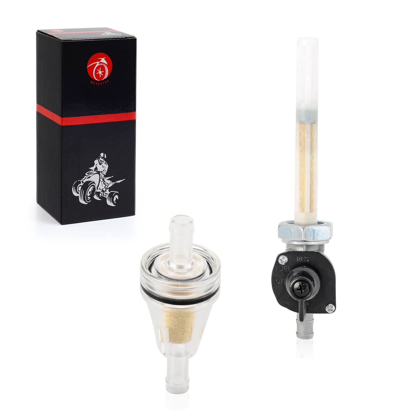 Fuel Petcock Valve & Filter for Honda Shadow Spirit 1100 (1996–2007)