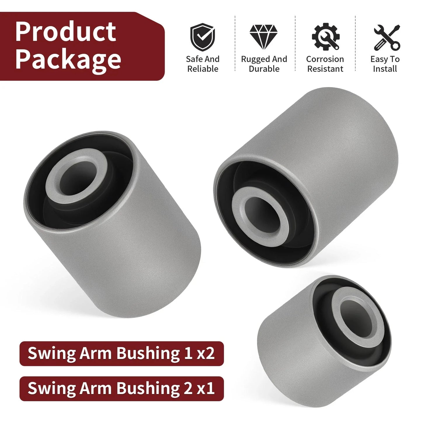 Swing Arm Bushing Kit for Honda Rancher TRX420 Foreman 500 520 (2000–2020)
