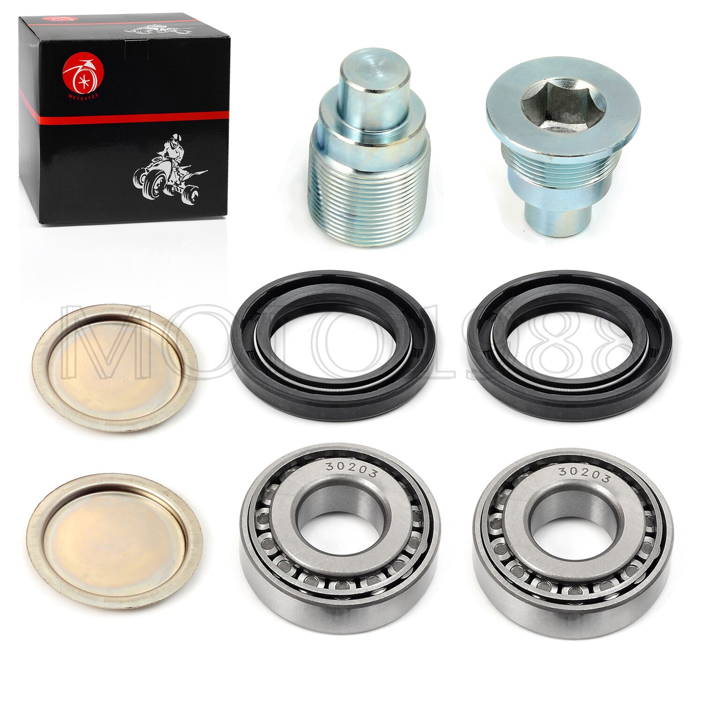 Swingarm Bearing Seal Bolt Kit for Honda Rancher 350, TRX 300 (2000–2006)