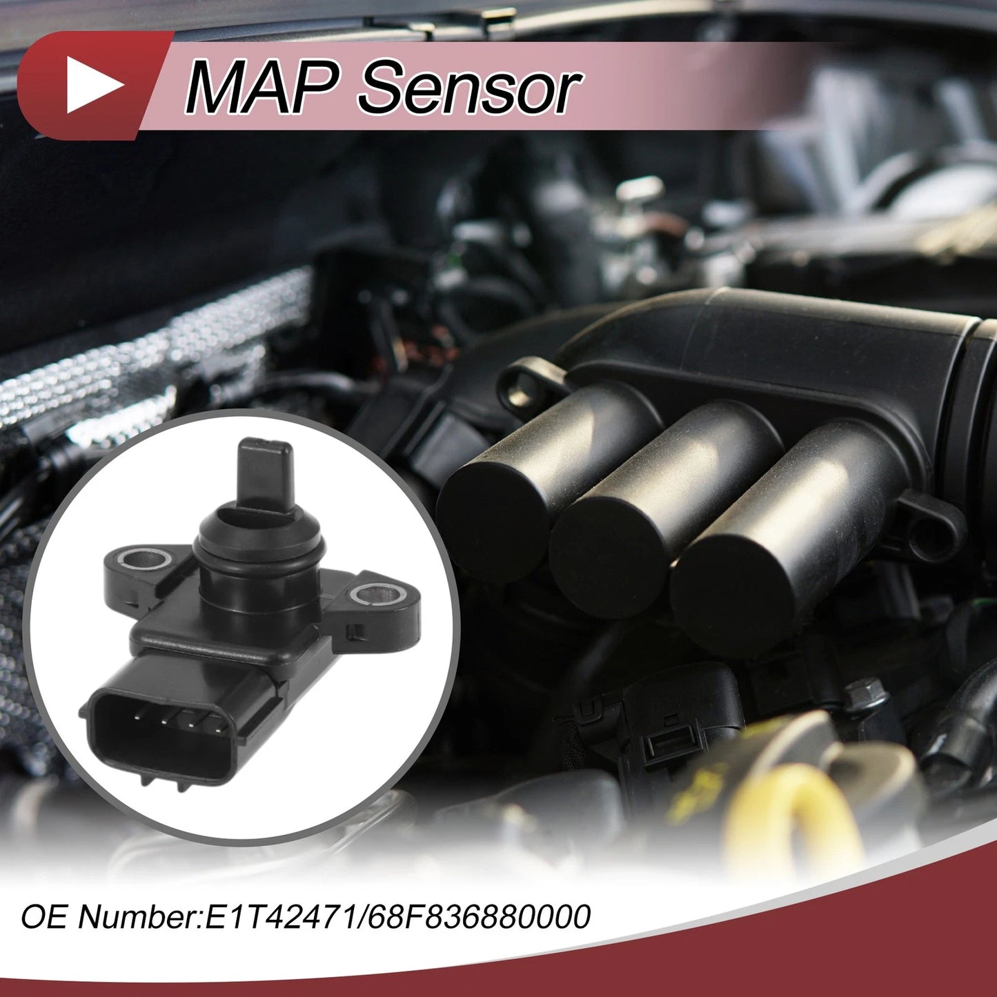 MAP Sensor No.E1T42471 for Yamaha LZ150TXRC (2004)
