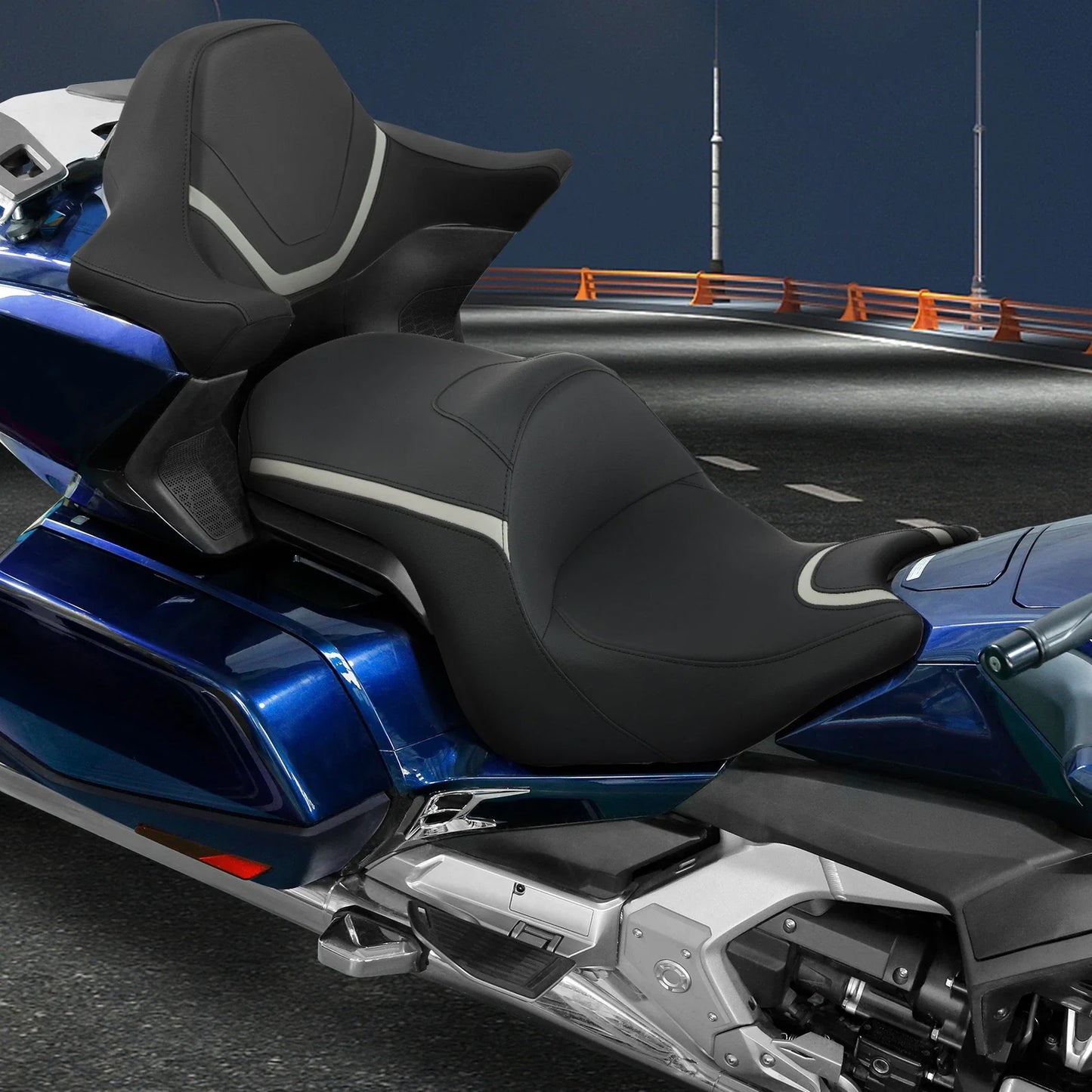 Passenger Trunk Backrest Pad for Honda Goldwing GL1800 Tour DCT (2018-2020)