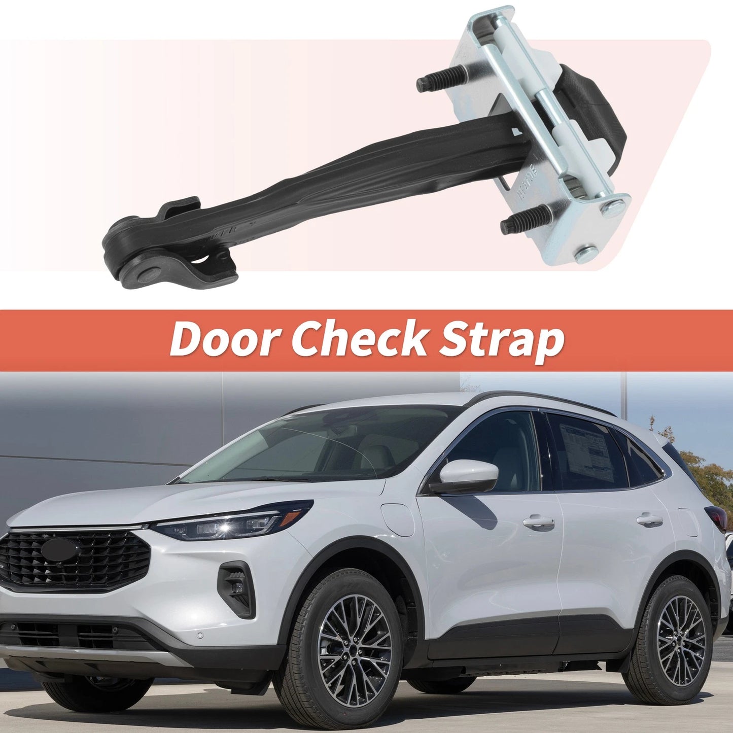 Front LH RH Door Check Strap Limiter Bracket for Ford Escape (2020–2025) LJ6Z7823552B