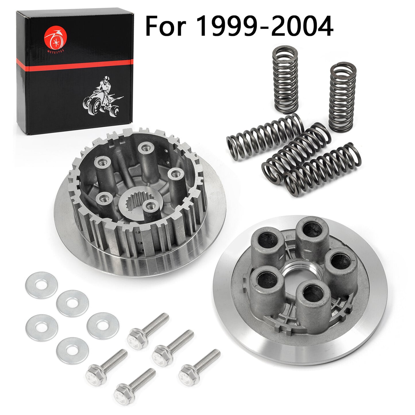 Center Clutch Inner Hub & Outer Pressure Plate Kit for Honda 400EX (1999–2004)