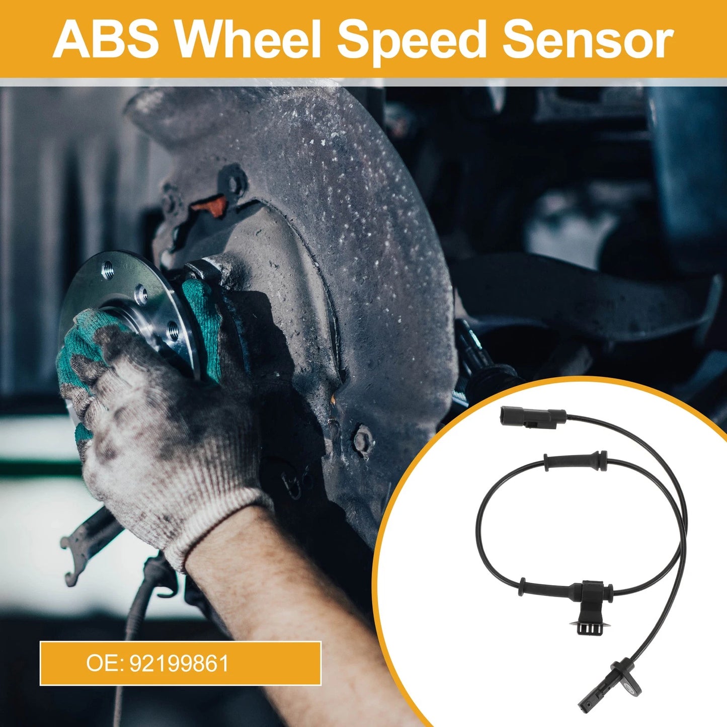 ABS Wheel Speed Sensor No. 92199861 for Chevrolet Camaro (2010–2015)