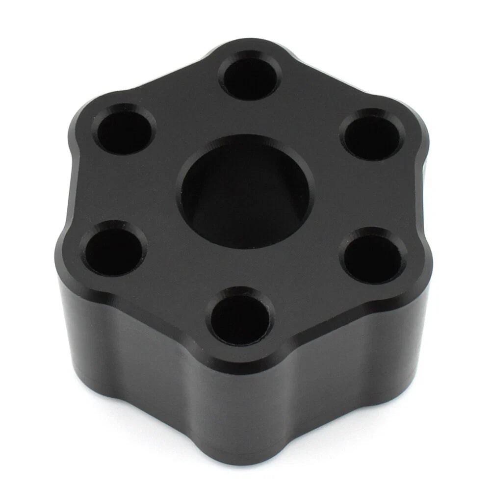 Black Solid Supercharger Coupler Isolator for Jaguar Land Rover 3.0L (2013-17)