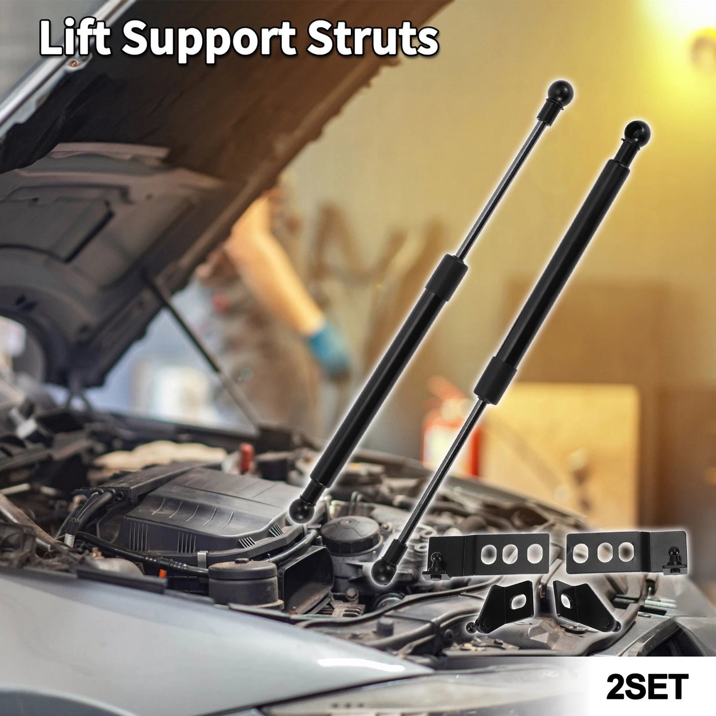 Front Hood Lift Supports Struts Gas Spring for Toyota RAV4 (2019–2024)