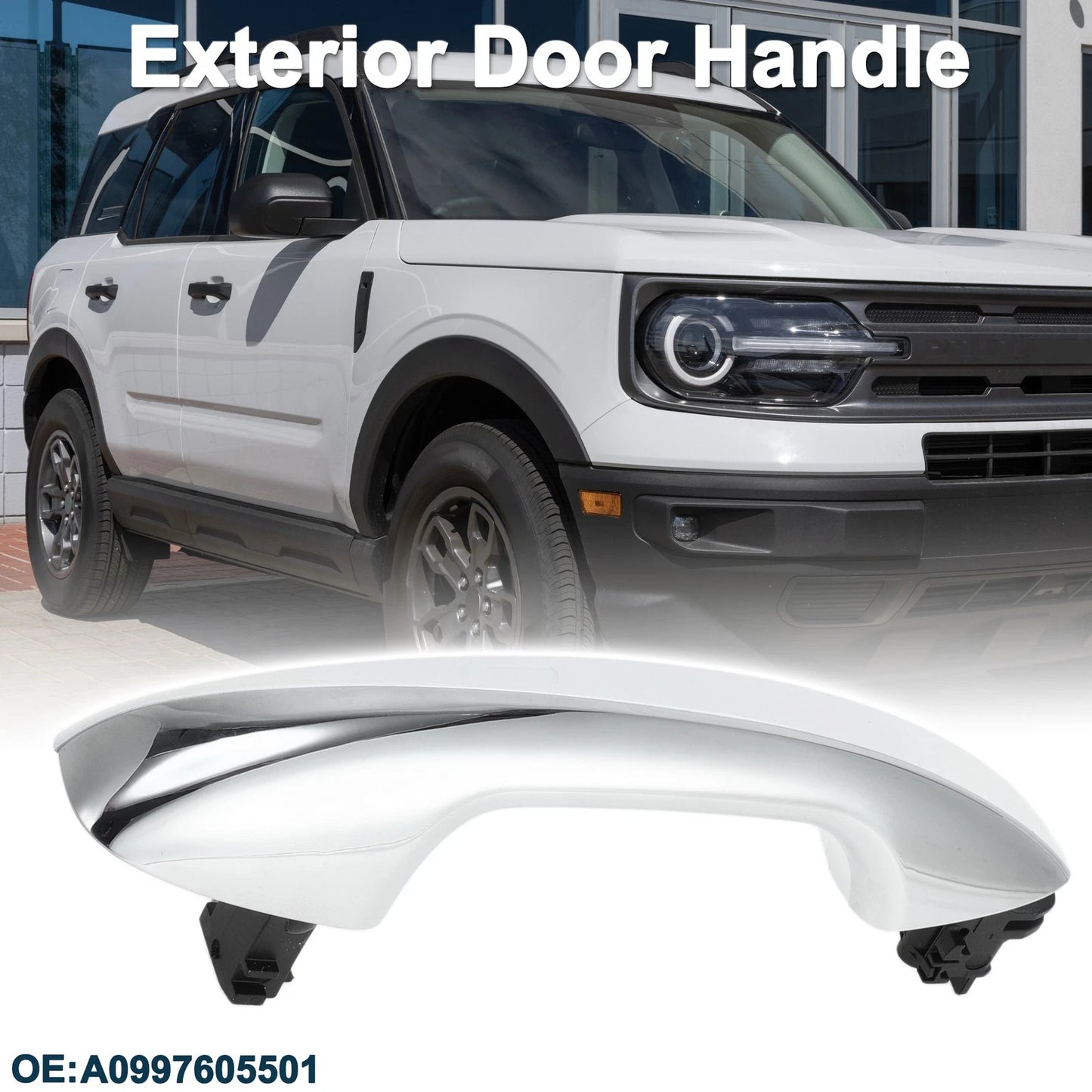 Outside Exterior Door Handle for Mercedes-Benz W205 (2015–2023) No.A0997605501 Black White