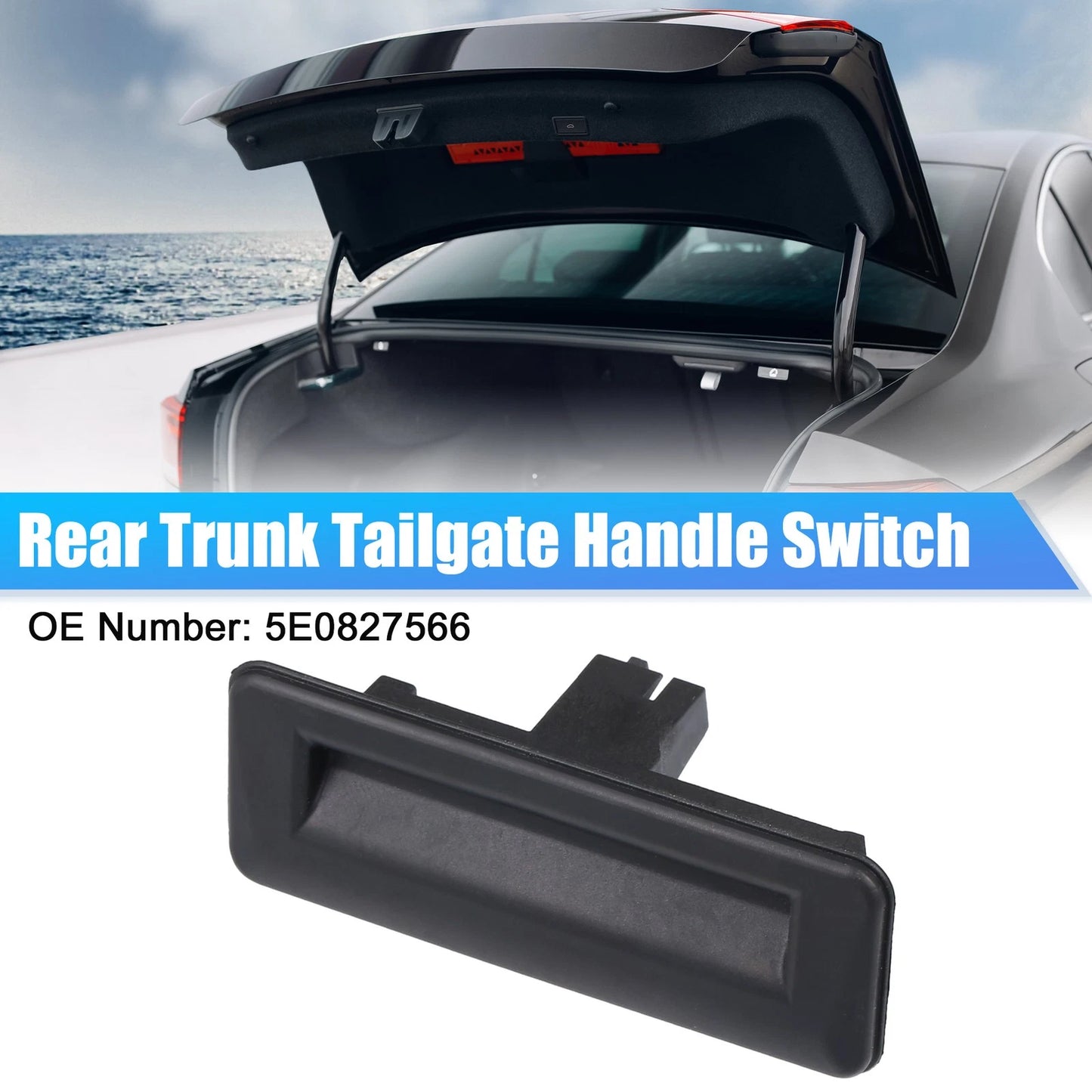 Rear Trunk Switch Button for Skoda Fabia (2015–2021) No. 5E0827566