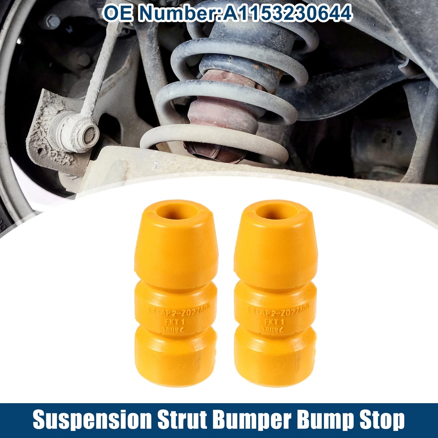 2X Suspension Strut Bumper No.A1153230644 for Mercedes-Benz 300