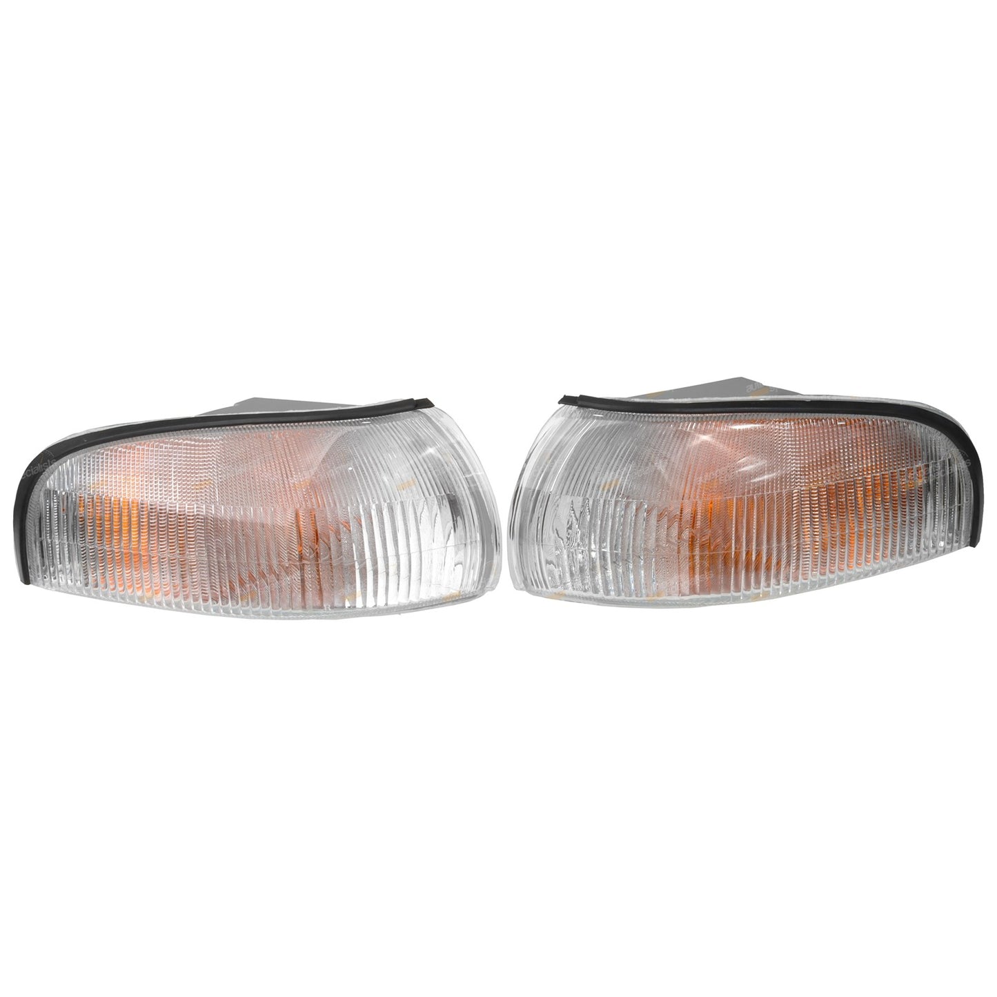 Set of 2 Clear Front Corner Lights for Holden Commodore Calais (1991–1993)