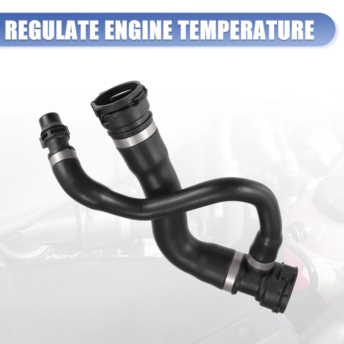 Heater Hose Radiator Expansion Tank Pipe for BMW X5 3.0L L6 (2007–2010)