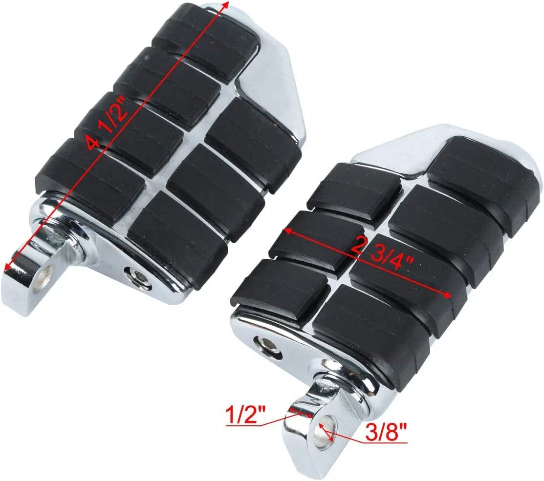 1-1/4" Motorcycle Foot Pegs for Harley Touring Chopper
