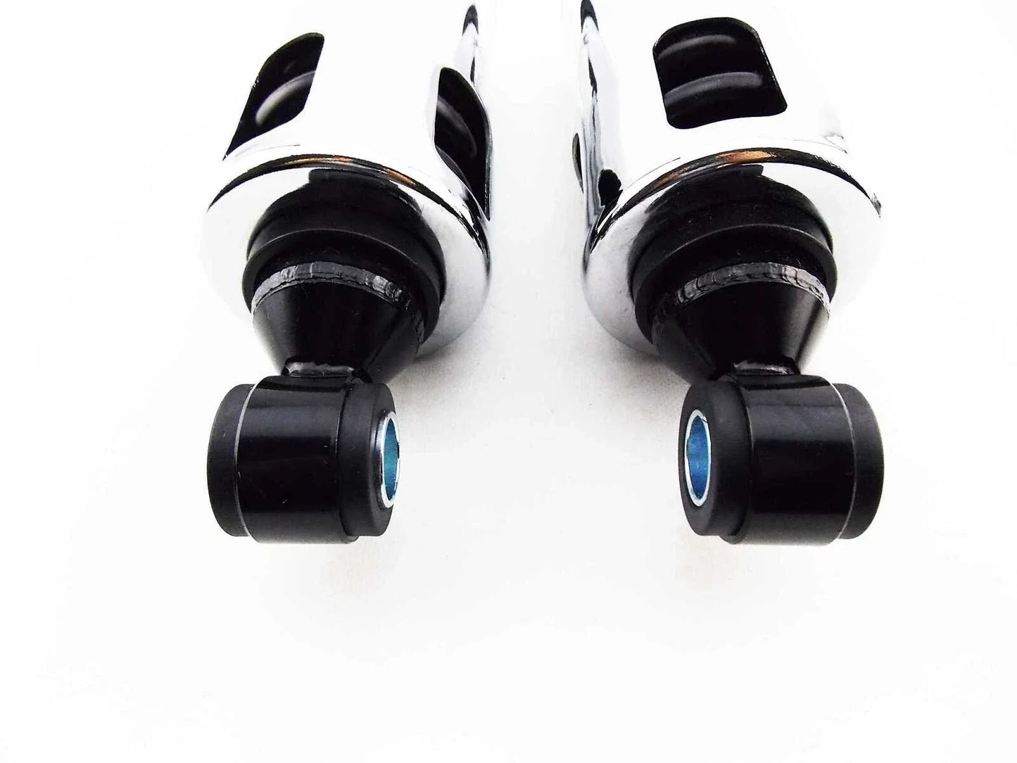 Chrome Rear Shock Absorbers for Harley Davidson FLST Softail Heritage (2006)