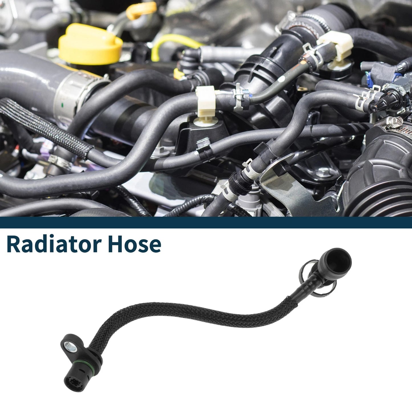Radiator Hose for BMW X5 (2019–2022) No. 11157934559 Rubber Coolant Pipe