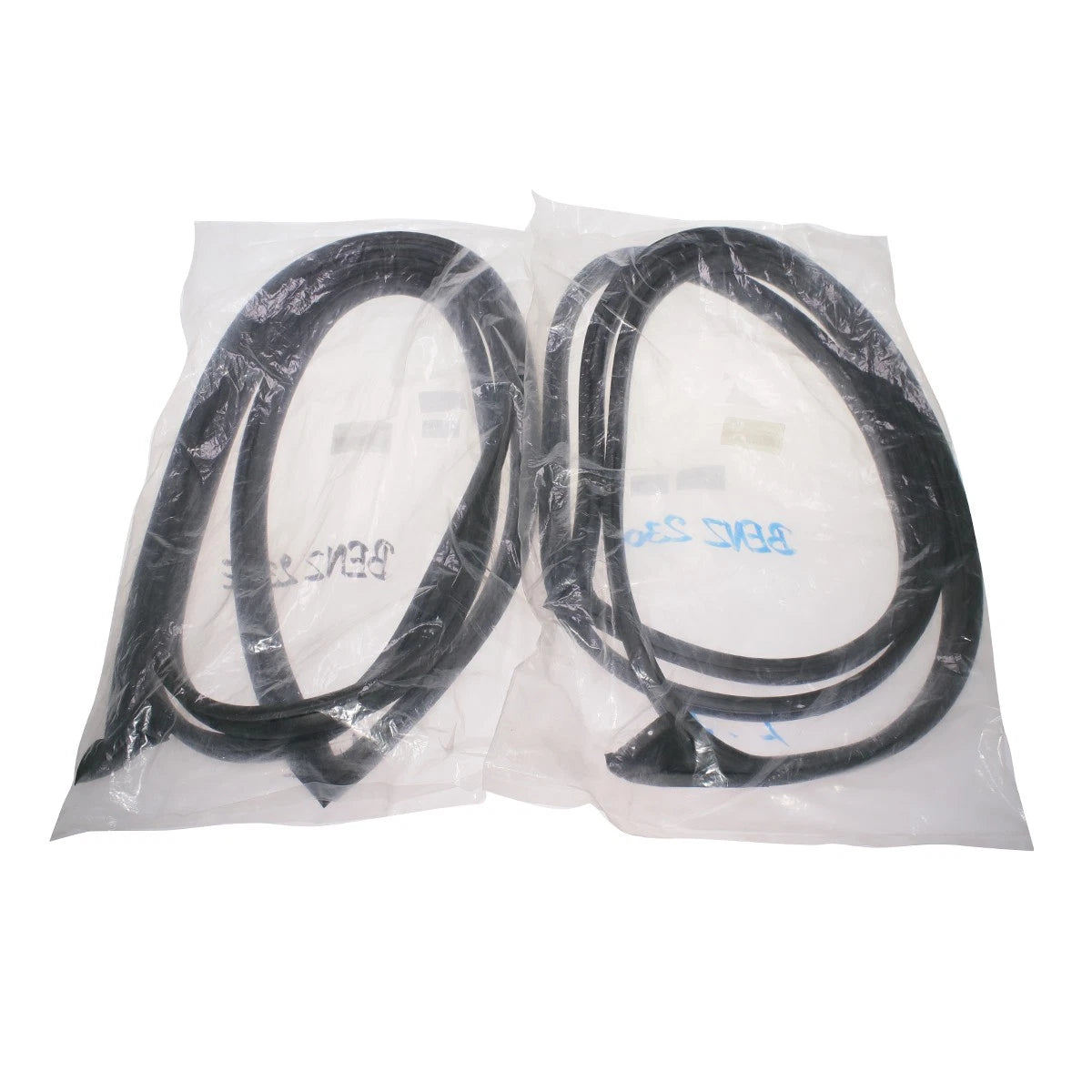 Set of 4 Front Door Weatherstrip Rubber for Mercedes-Benz W124 (1985–1996)