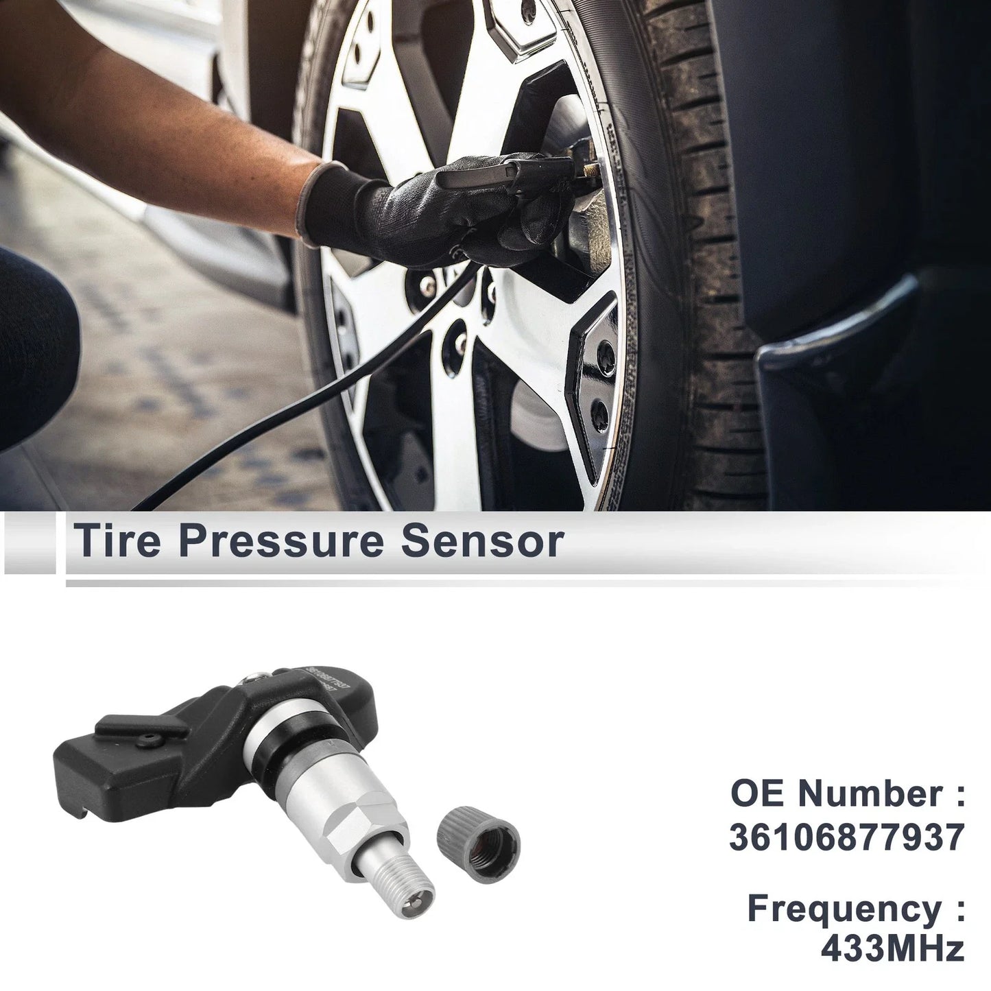 Tire Pressure Sensor for BMW 530i (2017-2022) 433MHz