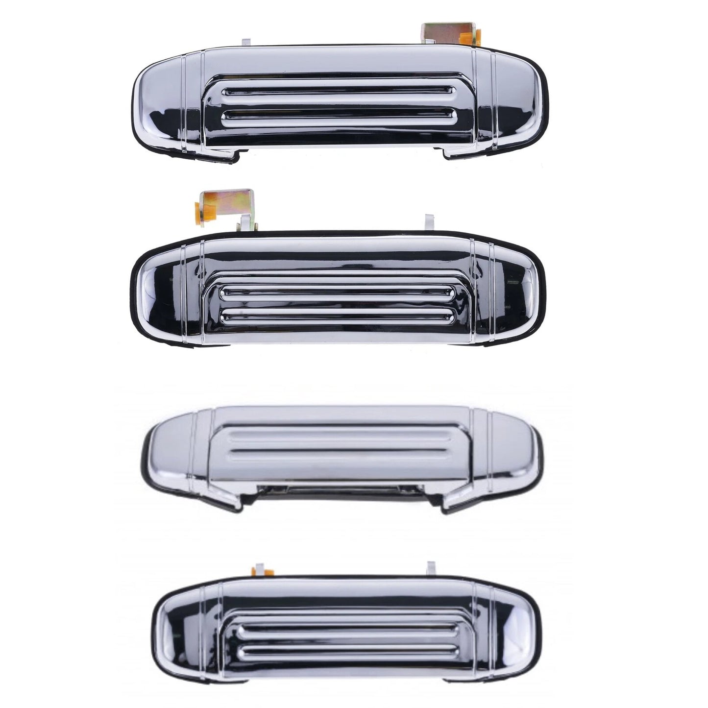 Set of 4 Chrome Door Handles for Mitsubishi Pajero (1991–2000)