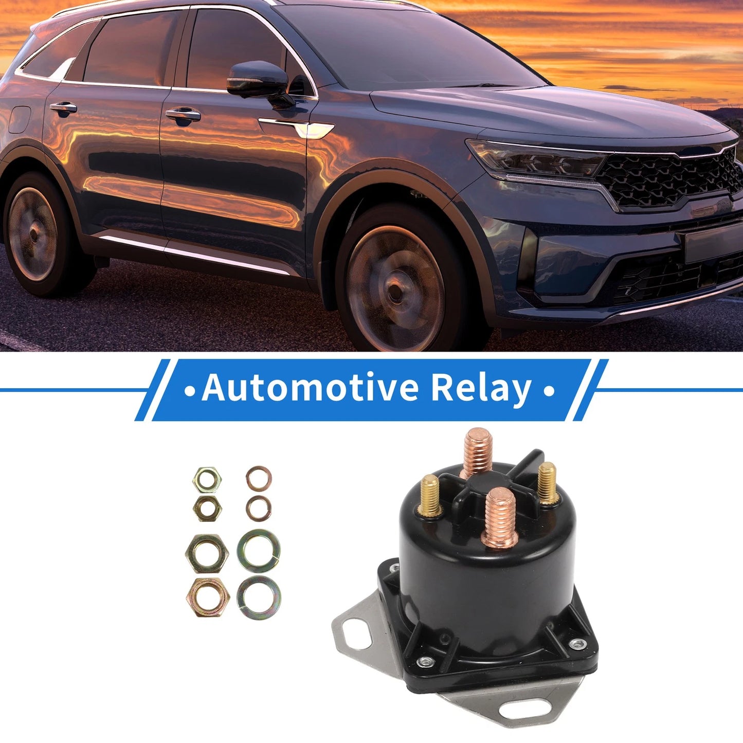 Set of 1 Diesel Glow Plug Relay 12V 250A for Ford F Series