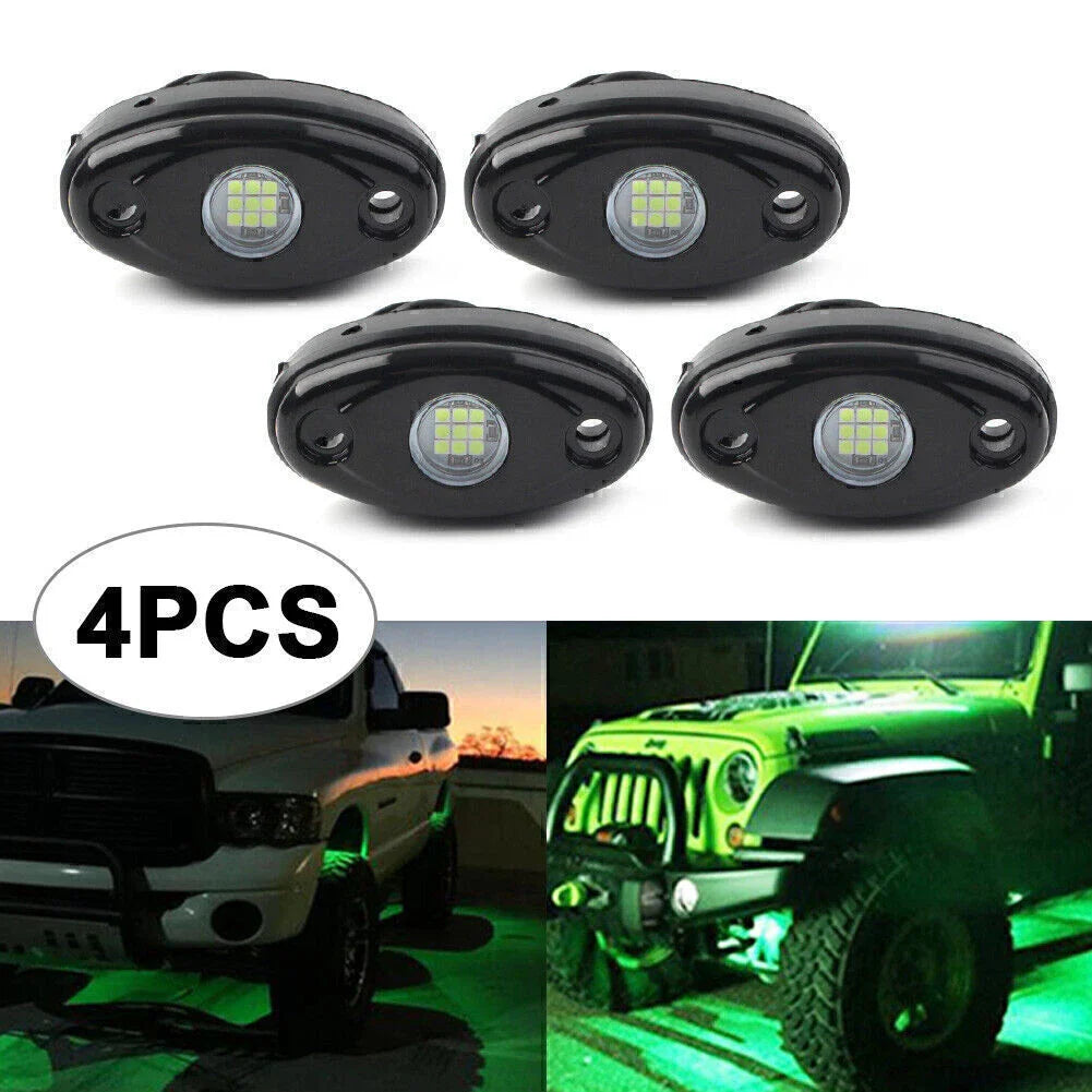 LED Rock Lamp Green for JEEP ATV Off-Road Truck Under Body