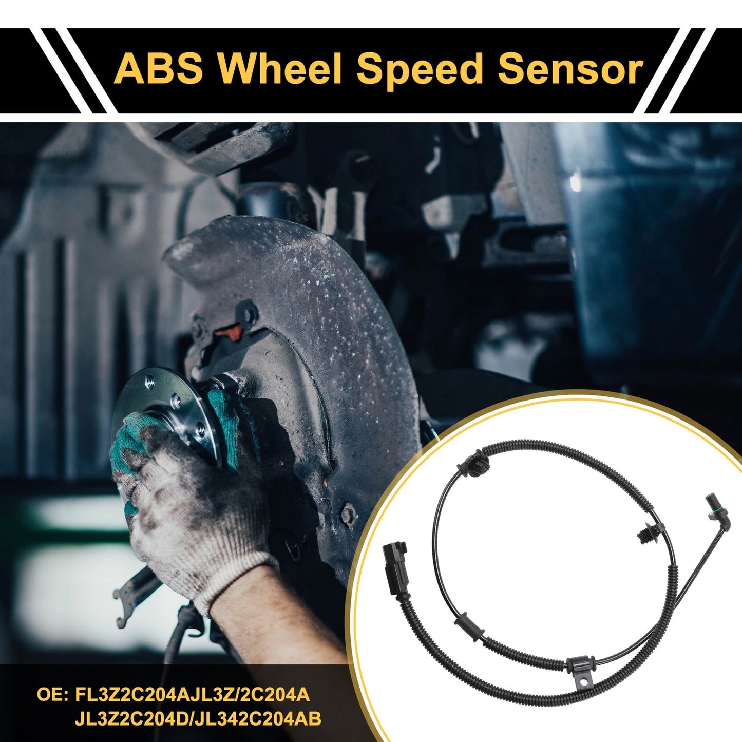 ABS Wheel Speed Sensor No.FL3Z2C204AJL3Z/2C204A for Ford F-150 (2015–2020)