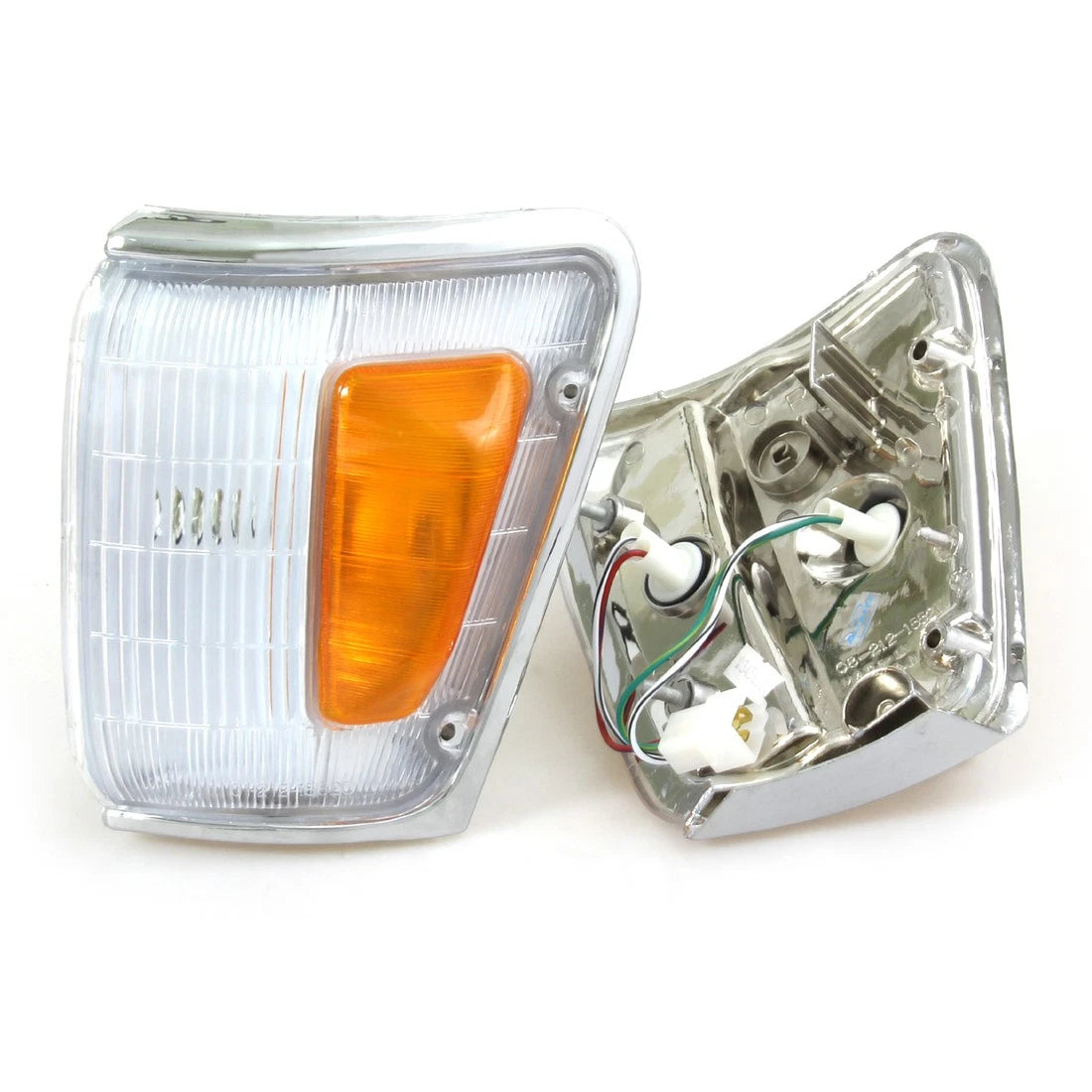 Chrome Corner Indicator Lights for Toyota Hilux RN80 RN85 RN90 (1989–2016)