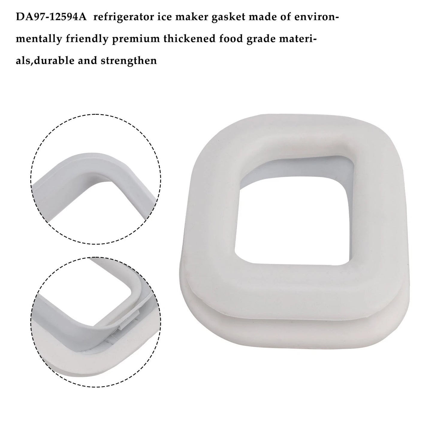 Ice Dispenser Chute and Gasket Set for Samsung DA97-12594A