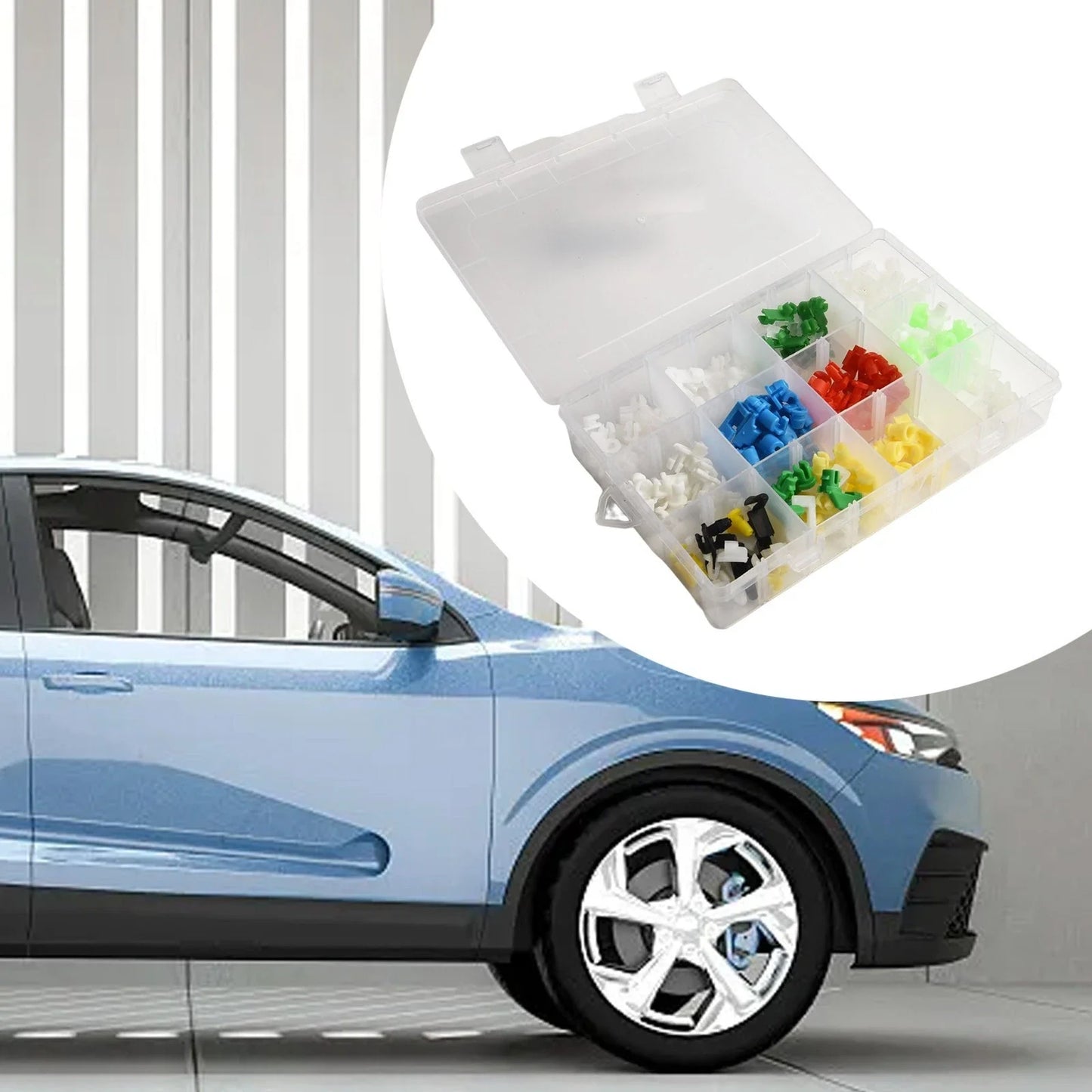 Door Lock Rod Clips / 160 pcs / Plastic