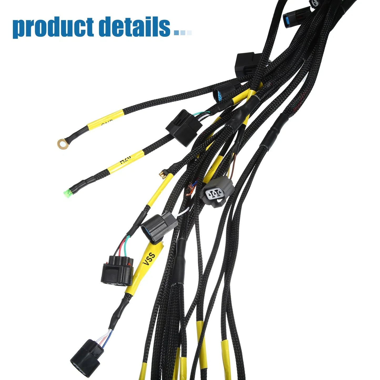 Tucked Engine Wiring Harness for Honda Acura K-Swap CRX K20 K24 K-Series