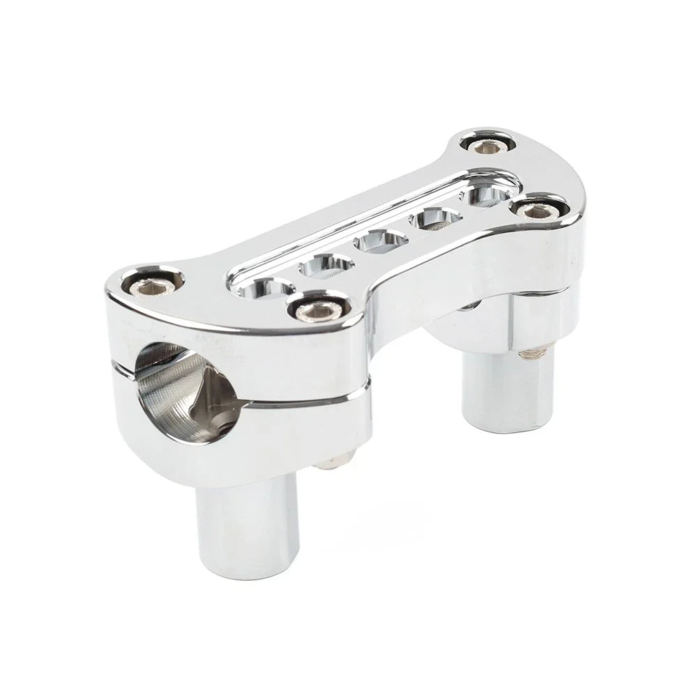 2" Straight Handlebar Riser & Top Clamp for Harley Dyna Touring Road Glide (2006-2023)