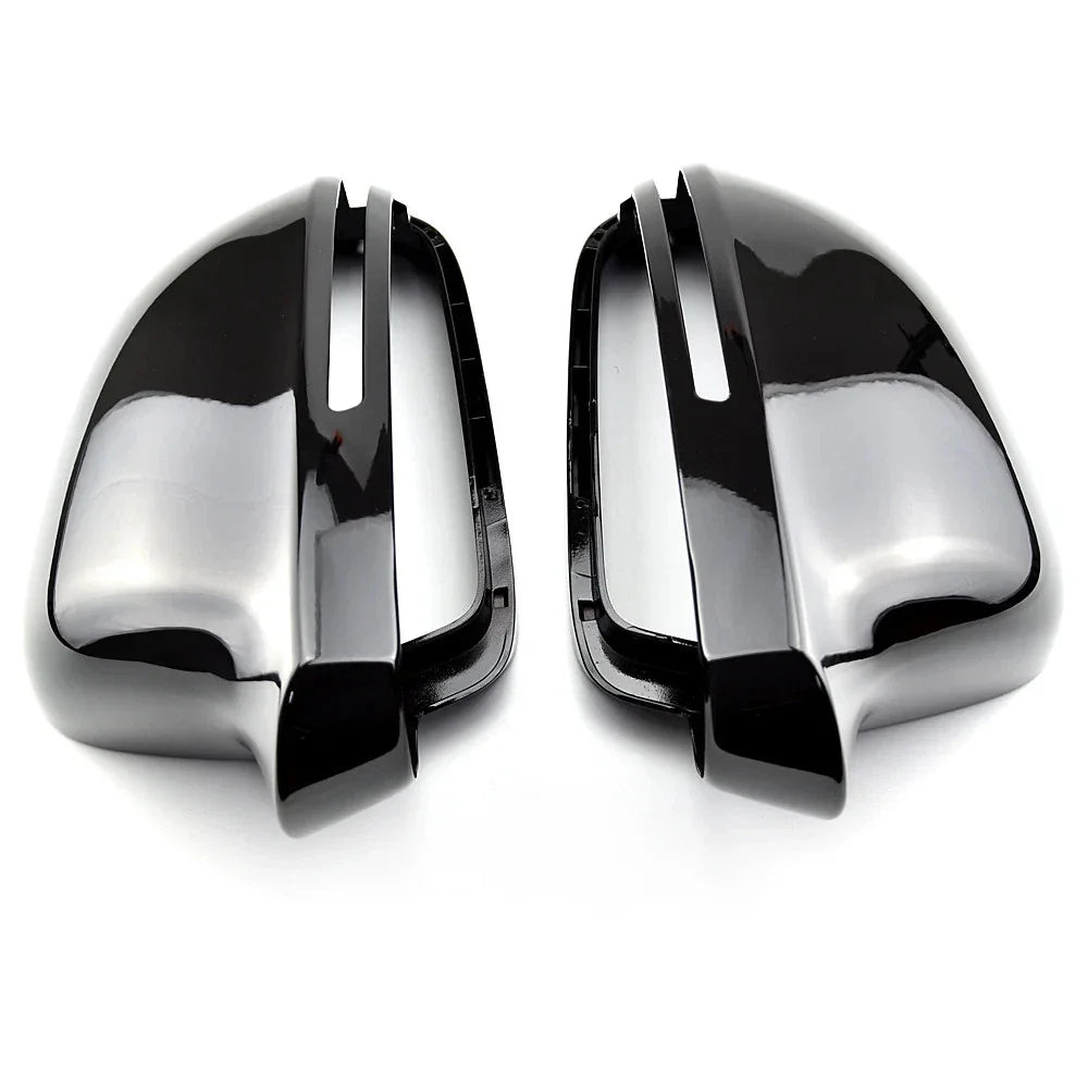 Black Mirror Cover Cap Without Lane Assist for Audi A3/S3 (2009–2010)