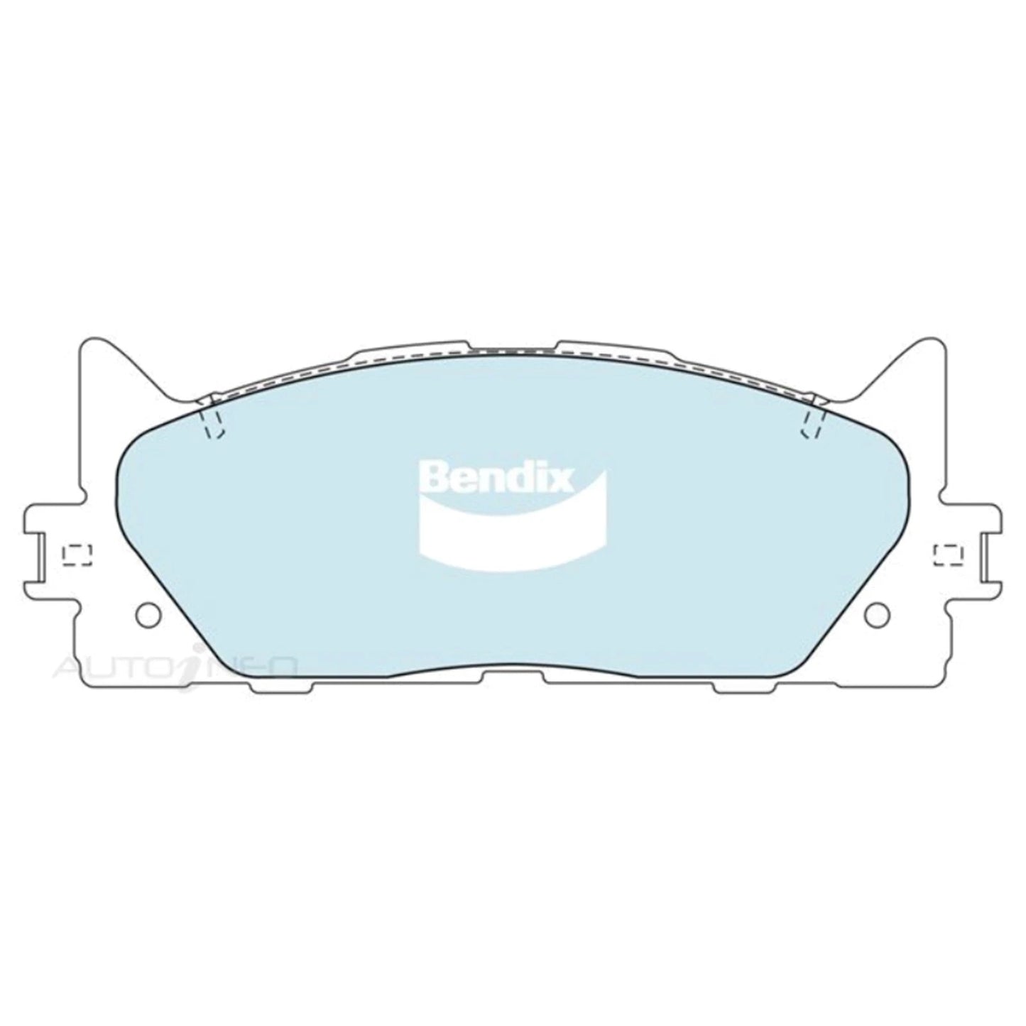 Front Disc Brake Rotors & Bendix GCT Pads for Toyota Aurion (2011–2012)