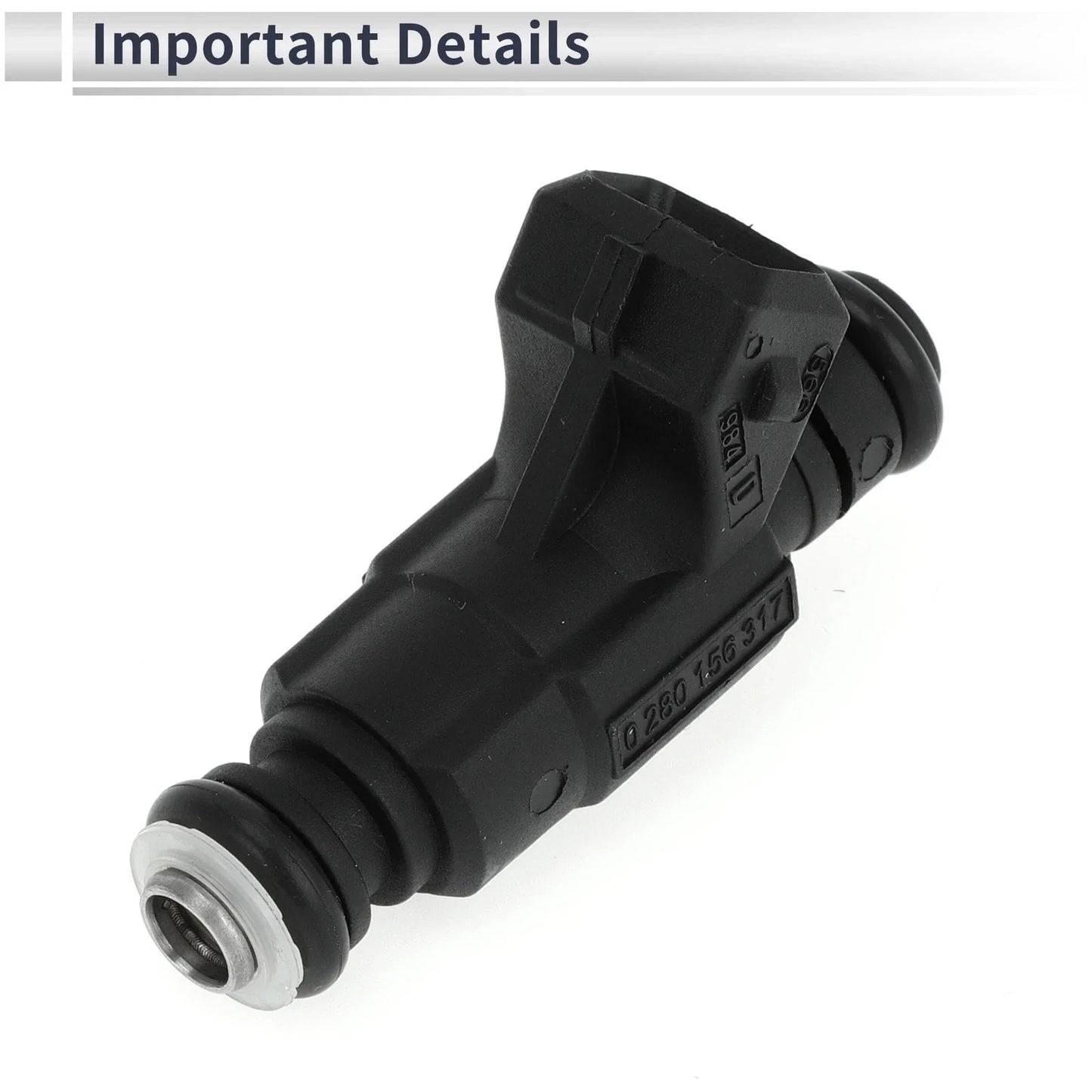 Fuel Injector for Honda Fit 1.4i 8v Flex (2004-2008) - 1 x Black