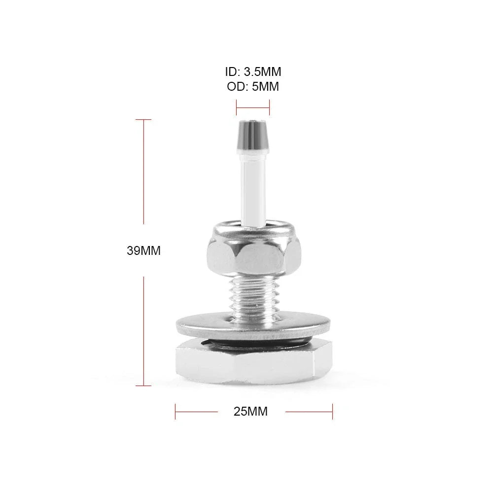 Turbocharger Boost Hose Nipple Vacuum Gauge Fitting for Car
