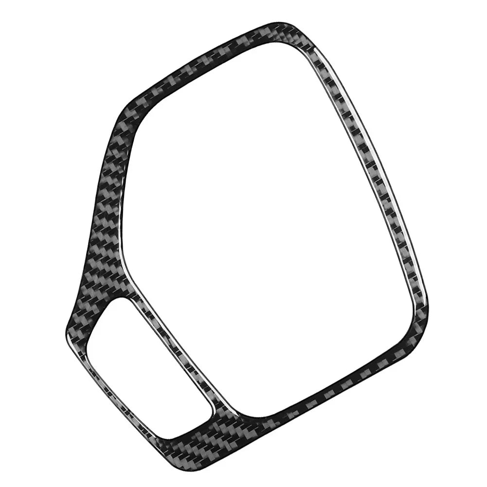 Carbon Fiber Black Gear Shift Panel Cover Trim for Jeep Cherokee (2014-2018)