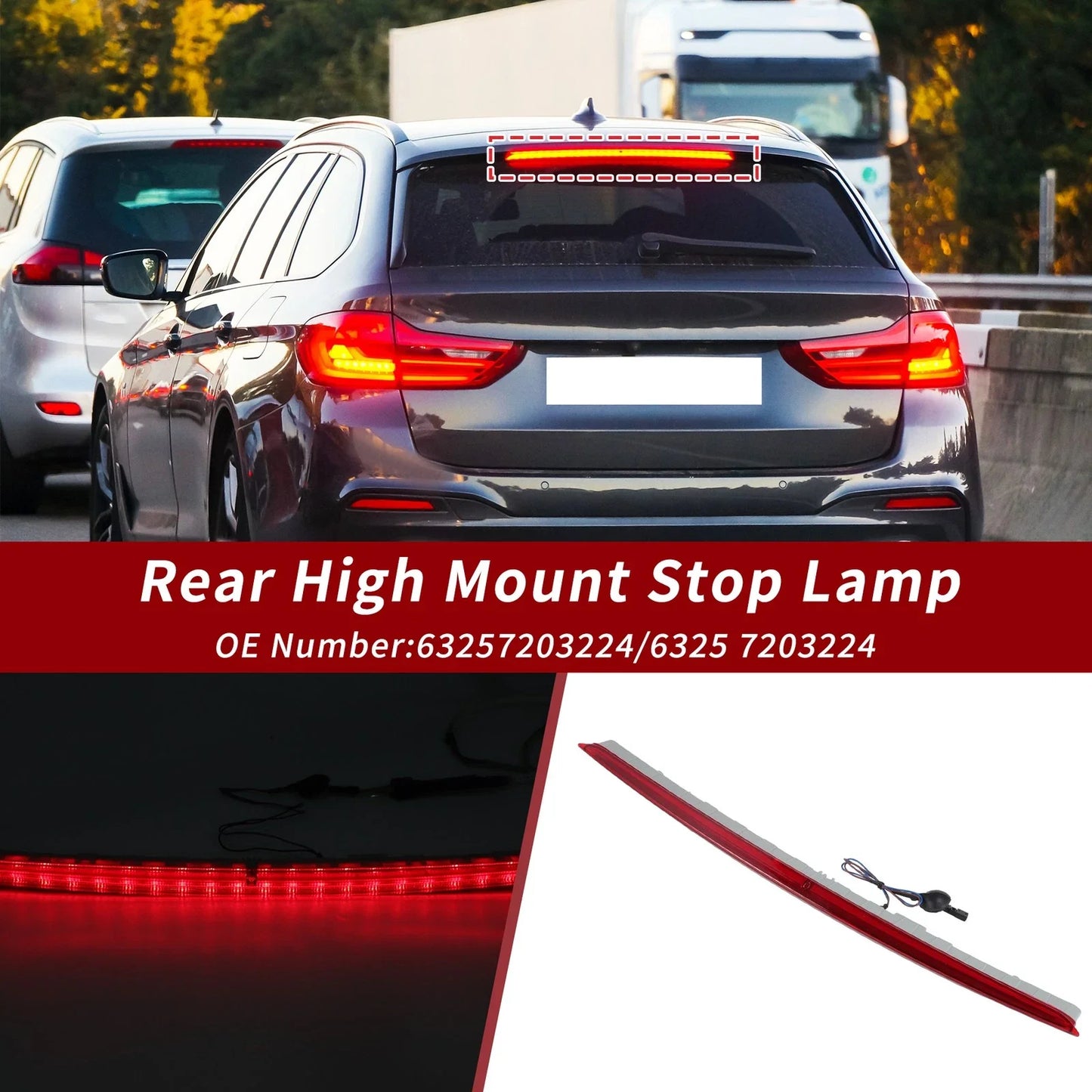 LED Third Brake Light Lamp for BMW 5 Series (2009-2017)
