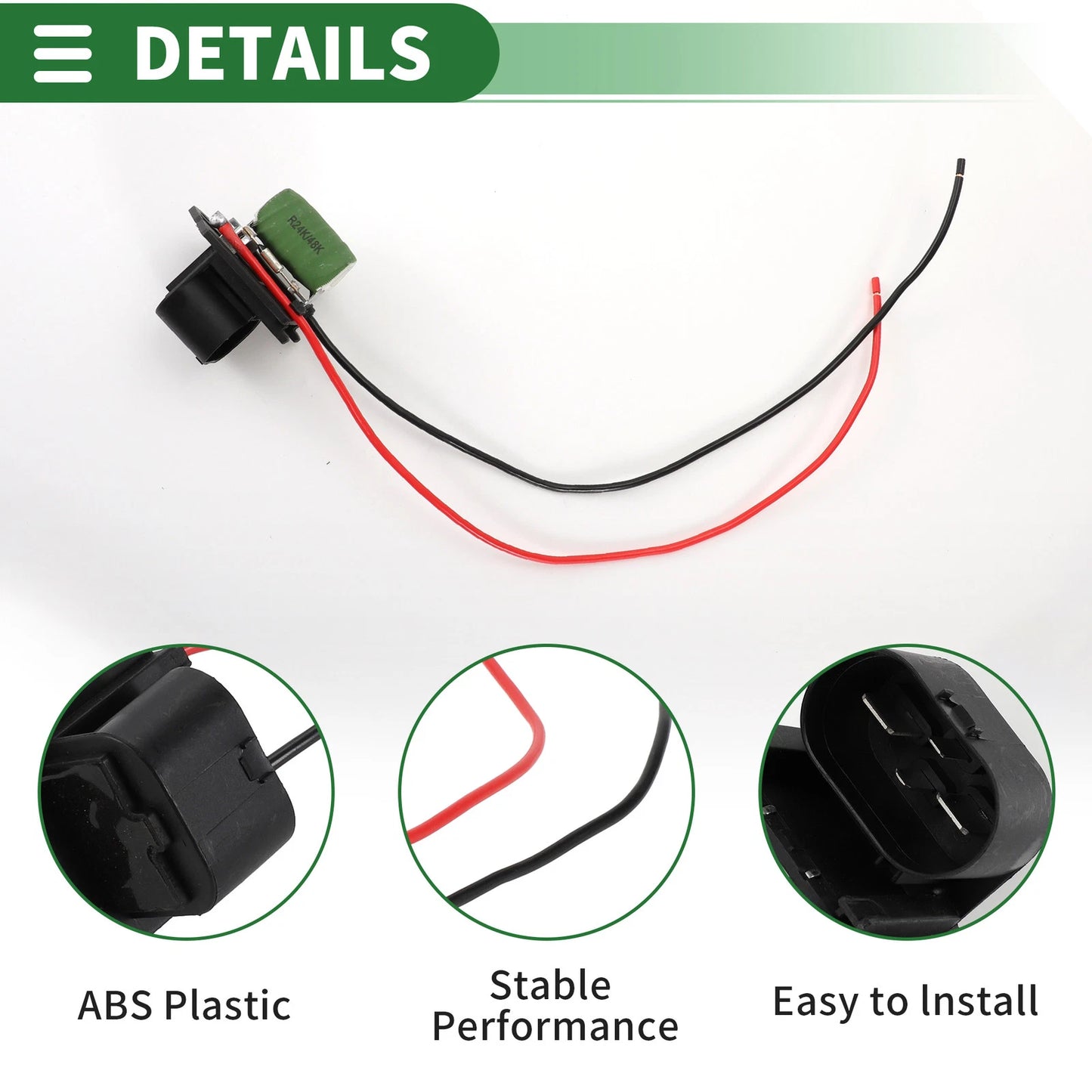 HVAC Blower Motor Resistor No. 13360890 for Chevrolet Cruze, Verano (2011–2016)