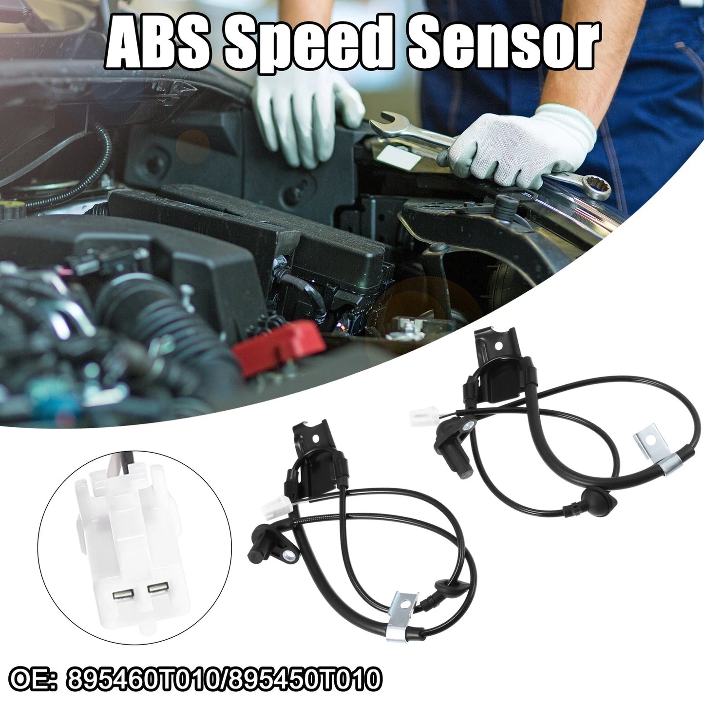 Set of 2 ABS Wheel Speed Sensors for Toyota Venza (2009–2015)