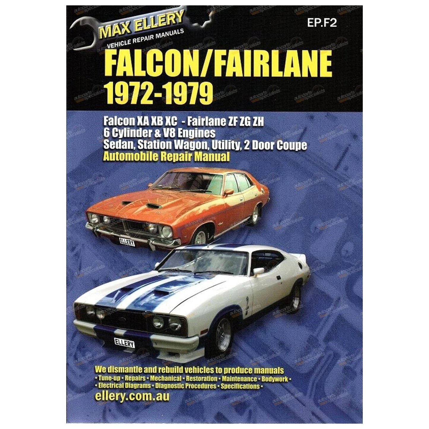 Workshop Manual for Ford Falcon XA XB XC Fairlane (1972–1979)