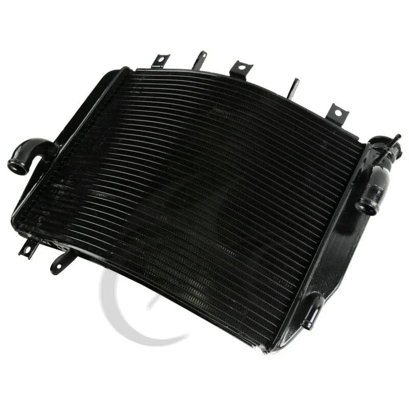 Black Radiator Engine Cooler for Kawasaki Ninja ZX6R ZX636 ZX6RR (2005-2006)