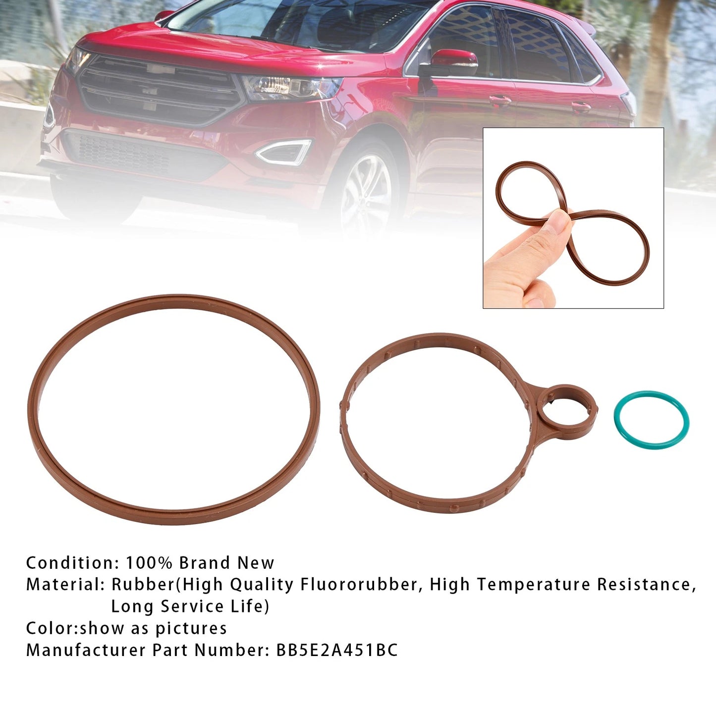 Vacuum Pump Rebuild Seal Kit for Ford Lincoln Land Rover Jaguar EcoBoost